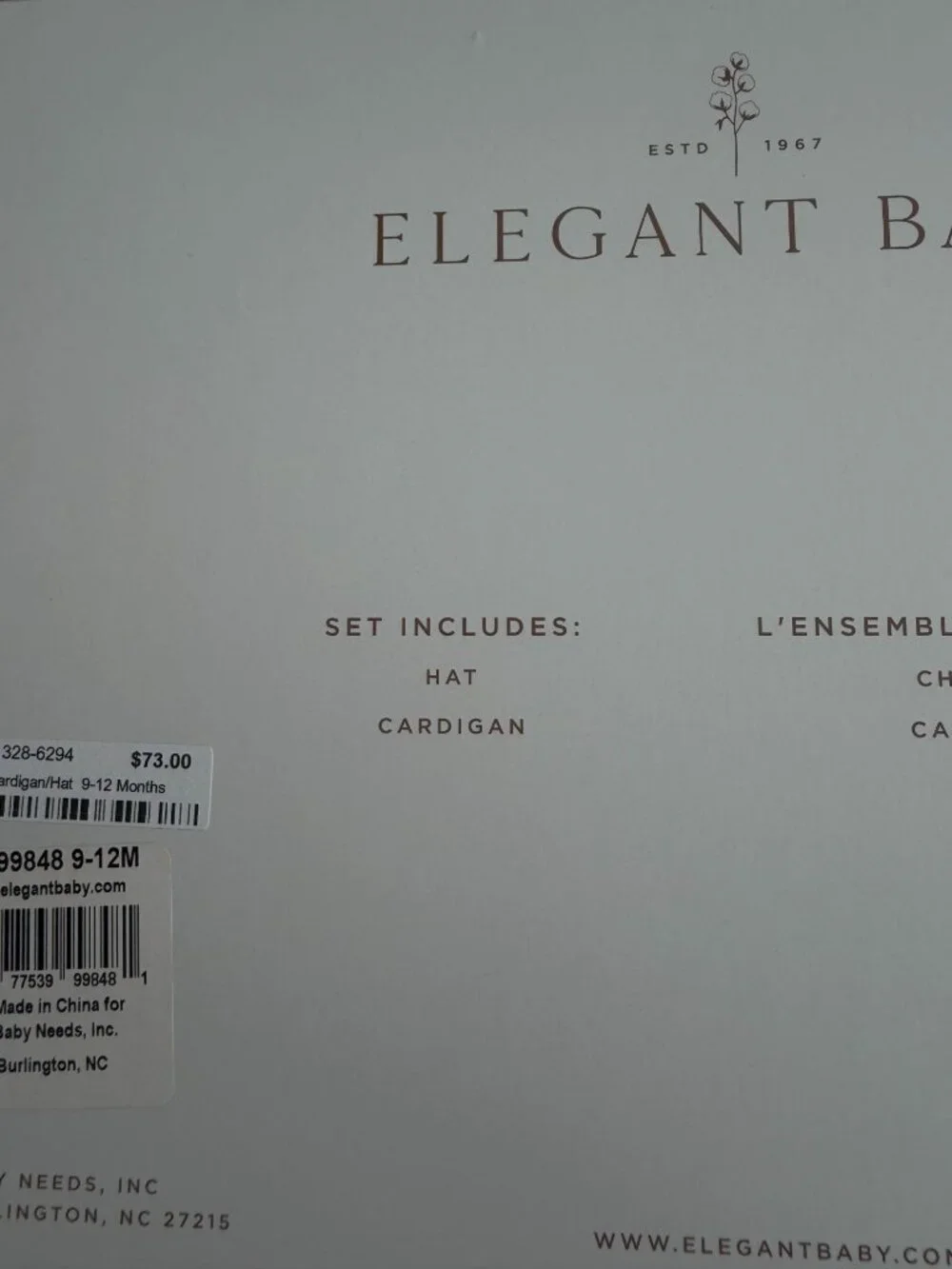 Elegant Baby this item